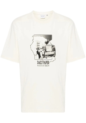 Daily Paper Place of Origin cotton T-shirt - Neutrals
