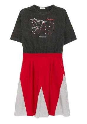 Undercover short-sleeved dress - Grey