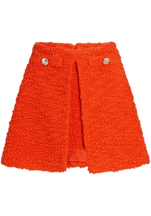 Giambattista Valli tweed mini skirt - Orange
