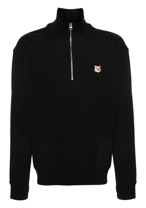 Maison Kitsuné Fox Head cotton sweatshirt - Black