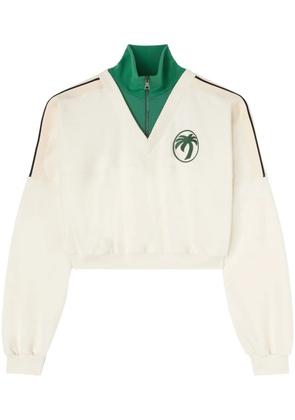 Palm Angels Oval Palm sweatshirt - White