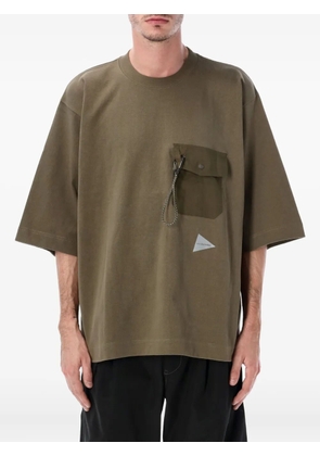 and Wander pocket T-shirt - Green
