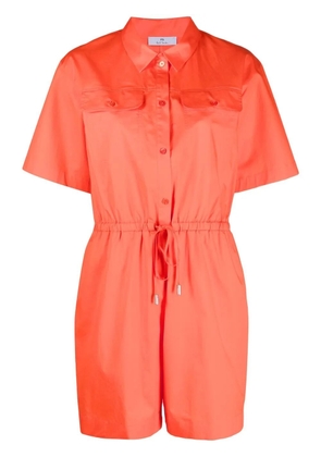 PS Paul Smith stretch-cotton playsuit - Red