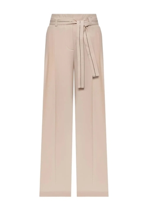 Peserico pleated belted trousers - Neutrals