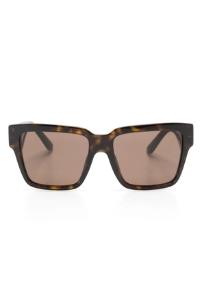 Dolce & Gabbana Eyewear oversize frame sunglasses - Brown