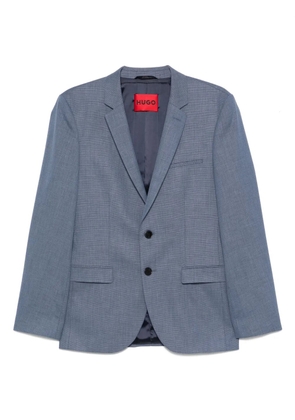 HUGO single-breasted blazer - Blue
