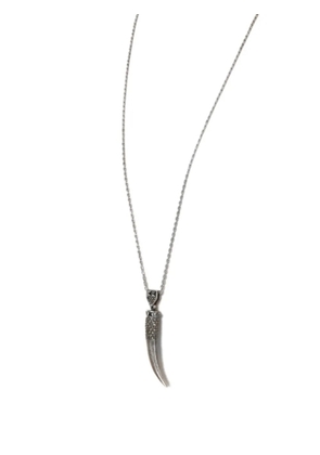 Jean Paul Gaultier Pre-Owned horn-shaped necklace - Silver