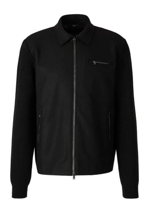 Herno zip cashmere cardigan - Black