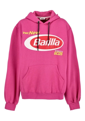 GCDS x Barilla 2019 printed hoodie - Pink