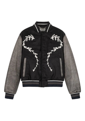 ROUGH. Vintage Varsity jacket - Black