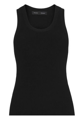 Proenza Schouler Matte knitted tank top - Black