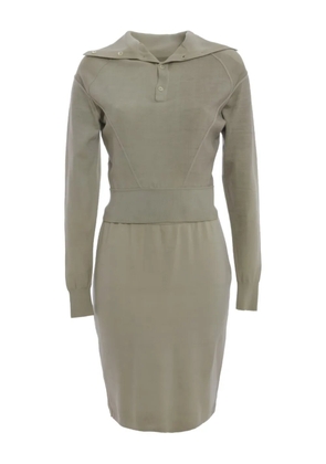 Alaïa Pre-Owned 1980s wool two-piece set - Green