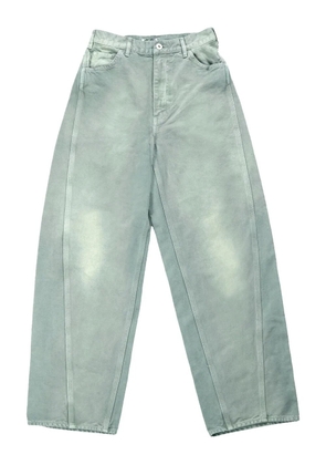 Auralee cotton tapered jeans - Green