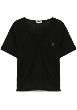 Patrizia Pepe V-neck T-shirt - Black