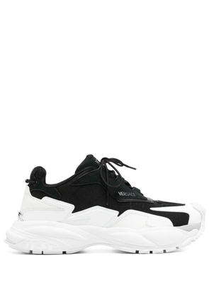 Versace panelled sneakers - Black