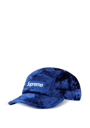 Supreme Crushed Velvet Camp cap - Blue