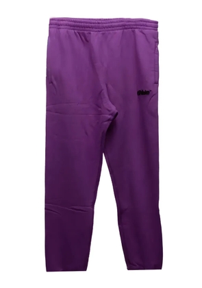 Off-White logo trousers - Purple