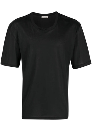 Laneus plain crew-neck T-shirt - Black