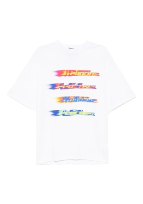 We11done capsule multi logo T-shirt - White