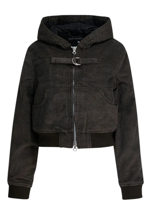 OUR LEGACY hooded buckle-detail jacket - Brown