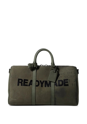 Readymade logo-embroidered bag - Green