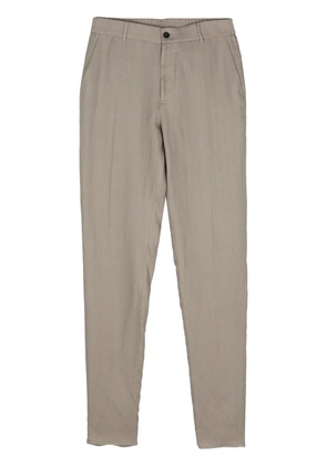 Peserico linen tapered trousers - Green