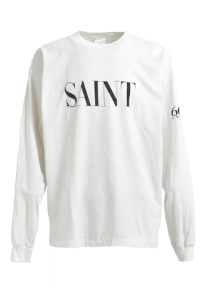 SAINT MXXXXXX logo sweater - White