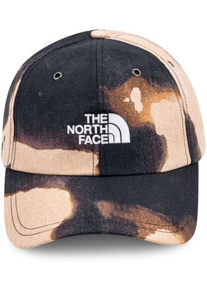 Supreme x TNF bleached denim print 6-panel cap - Black