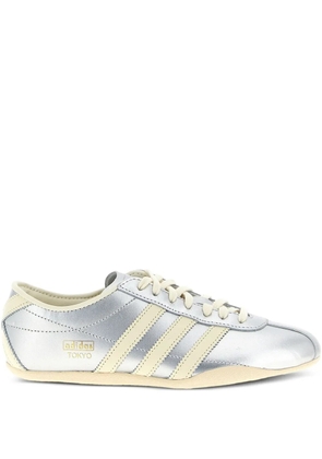 adidas Tokyo leather three-stripe sneakers - Grey