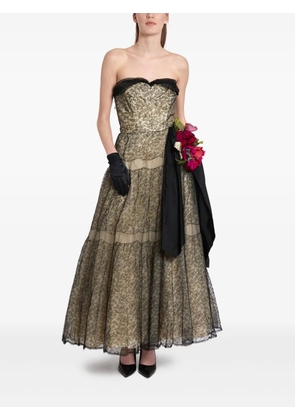 Vintage 1950s evening gown - Black