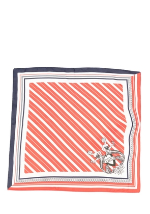 PINKO marinière-print scarves (55cm x 55cm) - Red