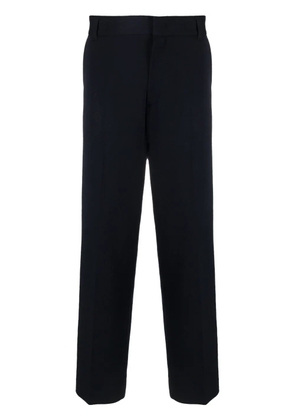 Missoni straight-leg wool-blend trousers - Blue