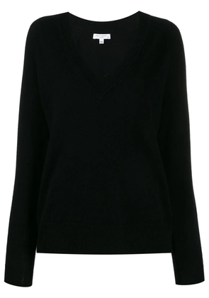 Equipment Madalene v-neck cashmere jumper - Black