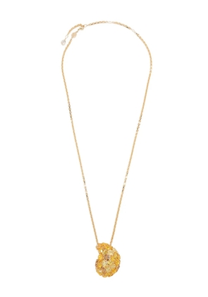 Swarovski Gema gold-tone yellow-stone necklace