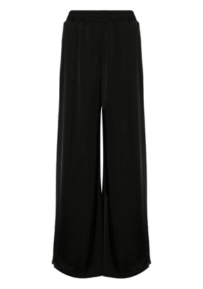 Fabiana Filippi wide-leg satin trousers - Black