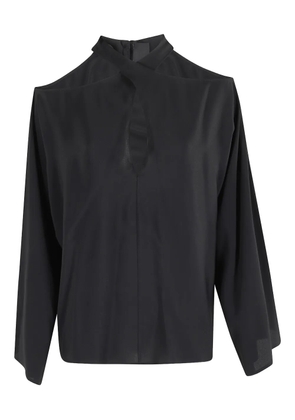 Federica Tosi keyhole-neckline blouse - Black