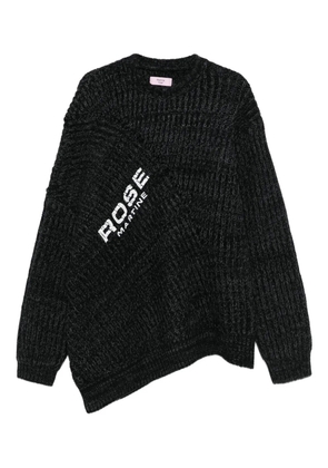 Martine Rose fisherman-rib sweater - Grey