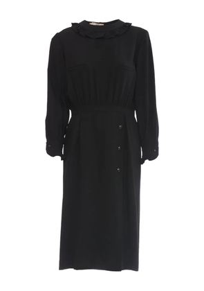 Valentino Garavani Pre-Owned wool midi dress - Black