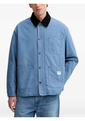 HUGO corduroy-collar Jacket - Blue