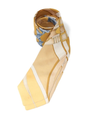 Hermès Pre-Owned silk tie - Yellow