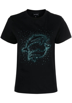 Botter rhinestone-embellished dolphin T-shirt - Black