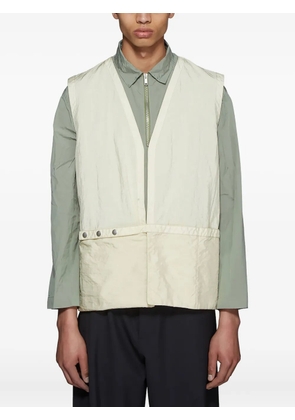 Jil Sander Seoul belted back-detail vest - Neutrals