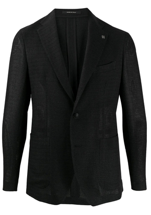 Tagliatore single-breasted fitted blazer - Black