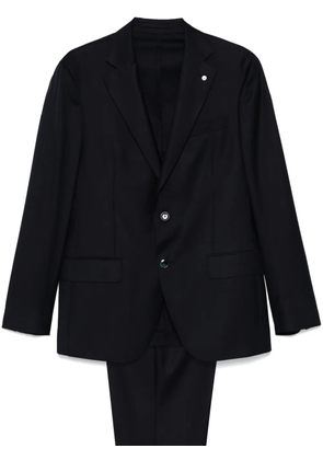 LUIGI BIANCHI MANTOVA virgin wool suit - Blue