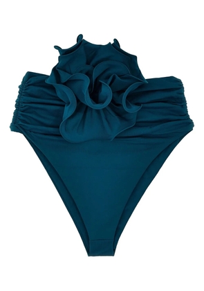Magda Butrym flower-detailing bikini bottoms - Blue