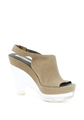 Stella McCartney Pre-Owned 127mm platforma pumps 2000s - Green