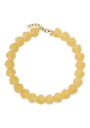 Crystal Haze Jelly heart-shaped necklace - Gold