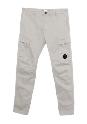 C.P. Company logo-plaque cargo trousers - Grey