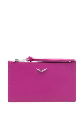 Zadig&Voltaire Long Eternal leather coin purse - Purple