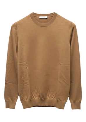 DIKTAT crew-neck sweater - Brown